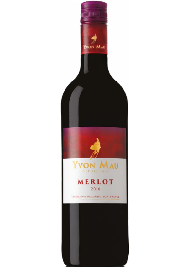YVON MAU MERLOT 750 ML.
